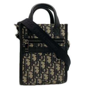 Christian Dior Dior Oblique Safari North-South Mini Tote (2ESWS017YKY_H27E) 2...